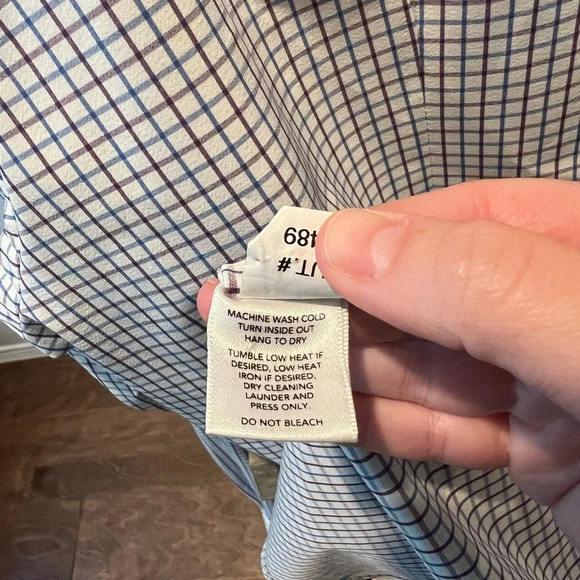 Mizzen+Main men’s Leeward long sleeve dress shirt size XL trim fit - Picture 8 of 9